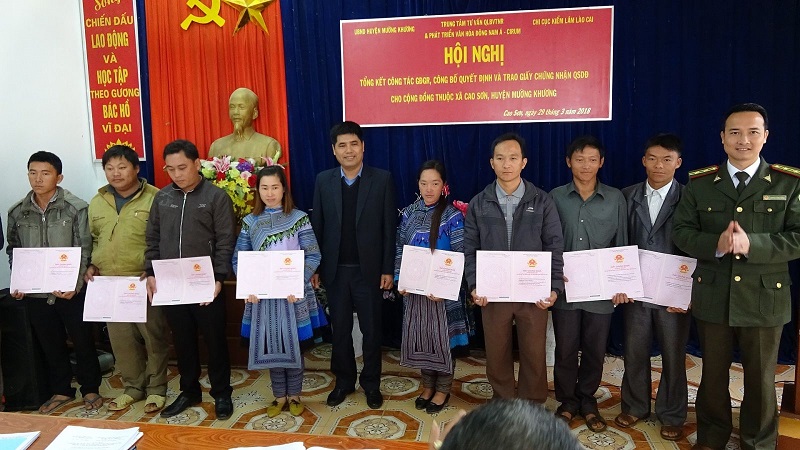 Phương pháp luận tiếp cận GĐGR dựa vào cộng đồng ở xã Cao Sơn, huyện Mường Khương, tỉnh Lào Cai
